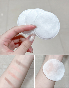 150/80 Pièces Rondes, Tampons de Nettoyage <span class=keywords><strong>Coton</strong></span> Cosmétique Pur pour Femme, Dissolvants Maquillage Visage et Ongles, Pour Tonique - Product Image 4