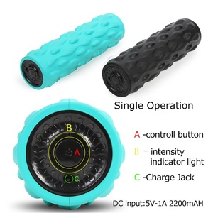 Masajeador de rodillo de espuma vibratoria de PU duradero recargable 2 en 1 con 5 intensidades para recuperación deportiva de Fitness con bolsa de transporte - Product Image 6