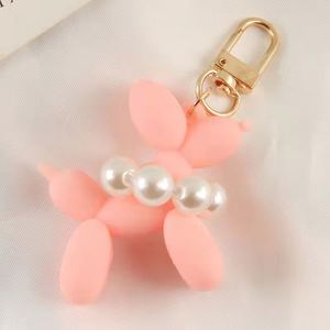 New Arrive Fashion Bag Accessories Women Cute <b>Mini</b> PVC <b>Balloon</b> Dog Keychain for Gift - Product Image 3