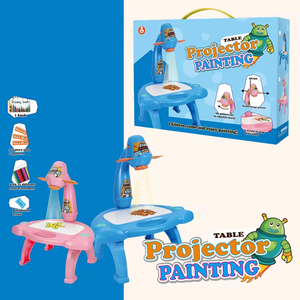 Proyektor anak-anak meja gambar mainan laris proyeksi pintar papan gambar doodle meja belajar - Product Image 3