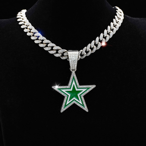 Collar <span class=keywords><strong>de</strong></span> estilo Hip Hop con colgante <span class=keywords><strong>de</strong></span> diamantes <span class=keywords><strong>de</strong></span> imitación <span class=keywords><strong>de</strong></span> cristal personalizado <span class=keywords><strong>de</strong></span> vaquero <span class=keywords><strong>de</strong></span> Dallas hecho <span class=keywords><strong>de</strong></span> aleación <span class=keywords><strong>de</strong></span> Zinc-para joyería <span class=keywords><strong>de</strong></span> calle para niños - Product Image 3