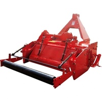 Sarcleuse rotative robuste pour tracteur à 4 roues, avec butteuse à 2 rangs