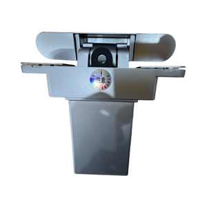 Charnière de porte dissimulée 3D hydraulique en chrome satiné 80 kg pour hôtel moderne, avec couvercle en zinc, fermeture douce, garantie 1 an pour portes affleurantes - Product Image 3