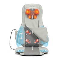 Coussin de massage Shiatsu complet pour le dos avec positionnement ajustable du cou, pétrissage, tapotement, chauffage et compression d'air OEM ODM
