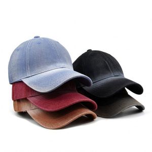 Wholesale Custom Retro Vintage Denim Baseball Cap Sporty Common Gradient Color Soft-<b>Top</b> Street Style for Personalized Use - Product Image 4