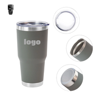 Gobelets isothermes en acier inoxydable de 30 oz avec logo et couleur personnalisés, gobelets à café thermiques, tasses à café de voyage avec logo
