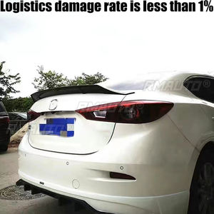 Alerón Trasero para Mazda 3 Axela 4 Puertas 2014-2017, Material ABS de Alta Calidad, Alerón para Maletero, Accesorios para Carrocería - Product Image 2