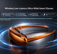 Équipement VR/AR/MR, lunettes VR, grand écran 4K 3840*1080 pour films 2D/3D, jeux, connexion DP/Wi-Fi, mise en miroir de l'écran, esports
