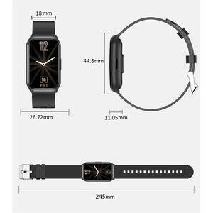 Bracelet intelligent H1 transfrontalier en silicone pour sports <span class=keywords><strong>de</strong></span> plein air avec suivi <span class=keywords><strong>de</strong></span> la fréquence cardiaque, <span class=keywords><strong>de</strong></span> l'oxygène sanguin, fonction d'appel et pour étudiants (compatible <span class=keywords><strong>téléphone</strong></span>) - Product Image 6