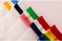 Chaussettes courtes en maille arc-en-ciel jetables RIHO OEM, en coton peigné respirant, à rayures, pour usage quotidien, printemps, décontractées, tricotées – Grande Vente