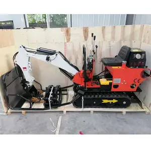 1Ton China Small Digger Hydraulic Electric Mini Excavators 800Kg Digging Trenches Micro Crawler Excavator Machine