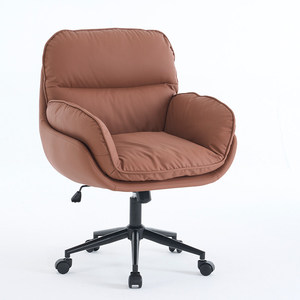 Modern PU Leather Salon <b>Chair</b> Swivel Customer Seat Adjustable Upholstered <b>Makeup</b> Styling for Beauty Studio - Product Image 5