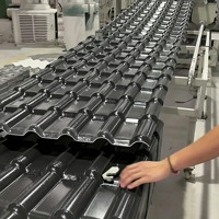 Tejas de Techo Fáciles de Instalar, Tejas Romanas de Uganda, Tejas de PVC Estilo Romano, Tejas Españolas de PVC, Techos para Casas