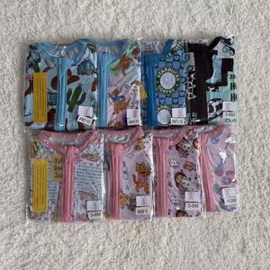 柔软竹纤维婴儿短款连体衣连体睡衣新生儿睡衣舒适透气供应商 - Product Image 6