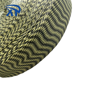 Kevlars <span class=keywords><strong>aramid</strong></span> ถักคาร์บอนไฟเบอร์โมดูลัส Sleeving60mm ถัก - Product Image 3