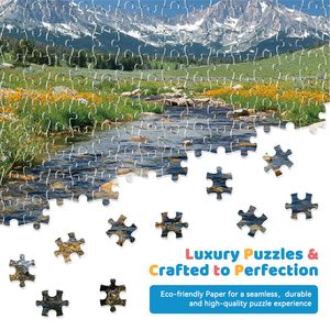 <span class=keywords><strong>Puzzle</strong></span> de 300 <span class=keywords><strong>pièces</strong></span> pour adultes, <span class=keywords><strong>paysage</strong></span> de lac de montagne Maroon Bells, grandes <span class=keywords><strong>pièces</strong></span> pour enfants, adultes, adolescents, papier recyclé - Product Image 2
