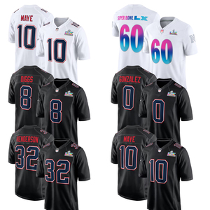 Maillot de football américain personnalisé Super Bowl LX 2026 New England – Tenues brodées pour jeunes – Vêtements de sport tendance - Product Image 1
