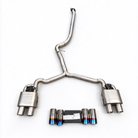 Silencieux en acier inoxydable pour l'arrière du Subaru Impreza WRX 2.5T, système d'échappement haute performance, soupape électronique à distance, 1,5 mm