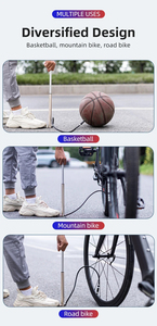 Mini <span class=keywords><strong>pompe</strong></span> à <span class=keywords><strong>pied</strong></span> de vélo en aluminium portable <span class=keywords><strong>pompe</strong></span> à air à petit cycle - Product Image 5