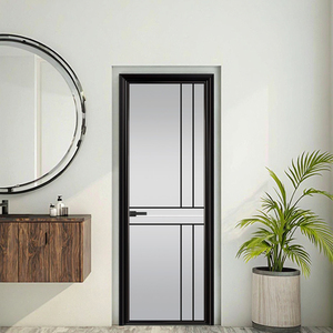 <span class=keywords><strong>Puerta</strong></span> corrediza de lado estrecho medio, plana, abierta, sencilla y minimalista, baño, cocina, balcón, inodoro, <span class=keywords><strong>puerta</strong></span> de cristal para otros espacios - Product Image 5