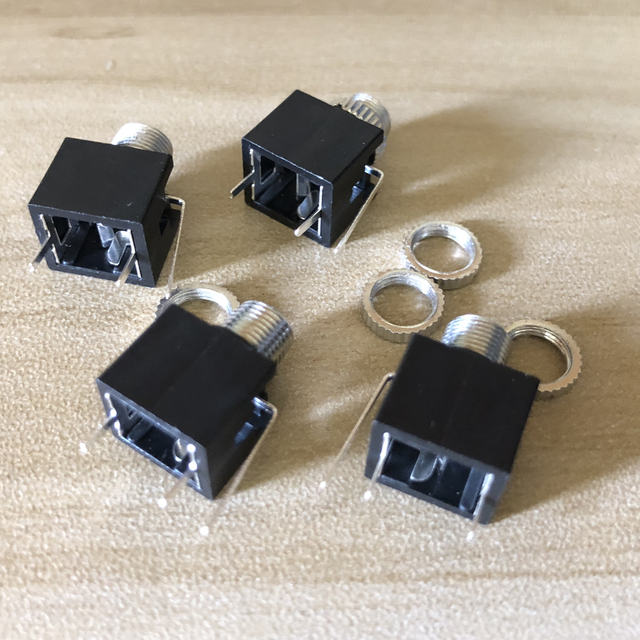 Mono PCB mount headphone 3.5mm audio jack PJ-3001F