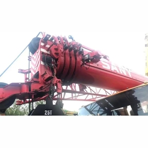 แซนนี่รถเครนเคลื่อนที่ขนาด25ตัน STC250S สำหรับขายที่มีปั๊มเครื่องยนต์แบริ่งส่วนประกอบหลักของการยกสูงสุด25ตัน - Product Image 4