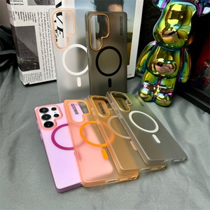 เคสโทรศัพท์แบบดูดแม่เหล็กเนื้อแมตต์บางเบา ให้สัมผัสเหมือนผิว สำหรับ Samsung S20 S21 S22 S23 S24 S25 ultra S25Edge A05 A25 A35 A55 A56 - Product Image 2