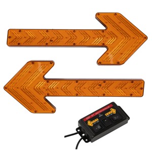 <span class=keywords><strong>Seguridad</strong></span> Amarillo 66,5 cm LED Flecha Luz Larga Distancia Visual Resistencia al envejecimiento Producto de advertencia de tráfico - Product Image 1