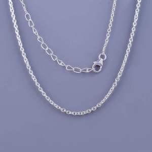 Yashee Natural Fluorite Bar Pendant <b>Necklace</b> 925 Silver Chain Chakra Healing Crystal Unisex Everyday Wear - Product Image 6