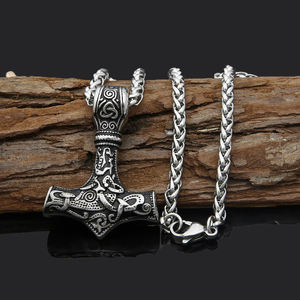 Collana Punk esagerata con rivetto incrociato irregolare Hip Hop Trendy catena da uomo industriale decostruzione asimmetrica - Product Image 1