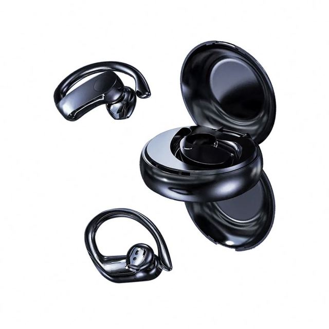 BT V5.0 Earphones TWS Running Earbuds Ear Hook Handfree Headsets Stereo Waterproof with Mic Sport Wireless Headphone