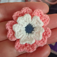 Patchs brodés artisanaux à deux couches, style coréen, fleurs à cinq pétales aux couleurs bonbon, pour accessoires vestimentaires pour enfants
