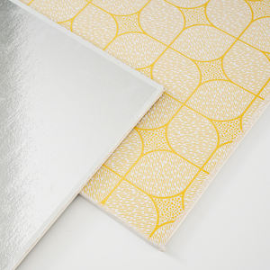 Tuile de plafond extensible en PVC stratifié Turquie-Népal 60x60, plafonds artistiques, utilisation moderne pour hôtels, installation de grille de plafond - Product Image 4