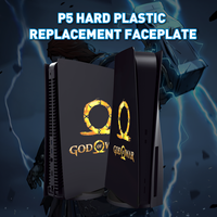 Neue Hard Replate Face plate Shell Cover für Playstation 5 Console Pancels mit God Of War Disc Edition