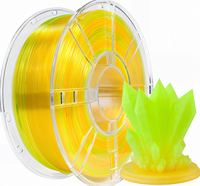 Filamen Cetak 3D PLA Transparan Gradien Multi Warna Prefuture Harga Terbaik Glitter Galaxy Gradien Diameter 1.75mm Tanpa Bau