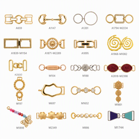 Boucles décoratives en alliage métallique, revêtement sans nickel, sans plomb, accessoires pour vêtements, ceintures, maillots de bain, sous-vêtements