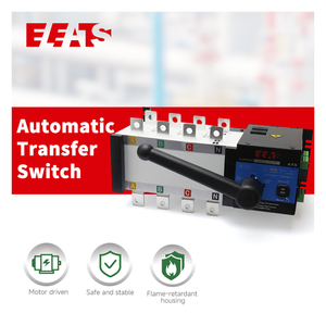 ELEATS Prix usine OEM Grand amplificateur 100A 4P Commutateur de transfert automatique double alimentation ATS 125A-250A-63A-1600A-3200A - Product Image 2