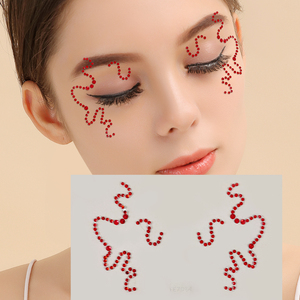 Gioielli Personalizzati per Viso, Corpo e Sopracciglia, Adesivi per Tatuaggi Temporanei 5D Impermeabili ed Ecologici, Eyeliner Sexy Francese - Product Image 5