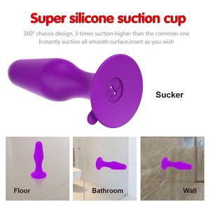 Pabrik Grosir Stimulator Prostat Vibrator <span class=keywords><strong>Anal</strong></span> <span class=keywords><strong>Anal</strong></span> Plug Vibrator dengan 5 Jenis Berputar - Product Image 2