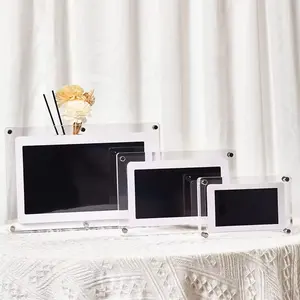 Wholesale Transparent Digital Frames Video Picture Photo Frame Acrylic 5inch Screen