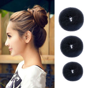 Accesorios <span class=keywords><strong>para</strong></span> el cabello <span class=keywords><strong>para</strong></span> mujer, moño de nailon de estilo a la moda, modelador de rosquilla grande <span class=keywords><strong>para</strong></span> el cabello - Product Image 4