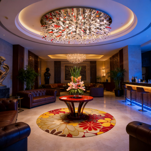 Lámpara Colgante de Cristal Soplado a Mano con Diseño de Pez, Moderna y Artística, <span class=keywords><strong>para</strong></span> Vestíbulo de Hotel, Sala de Estar de Villa - Product Image 1