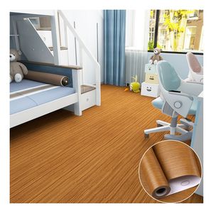 Papel tapiz de suelo de madera impermeable, pegatinas de azulejos de baño, pegatina de madera - Product Image 1