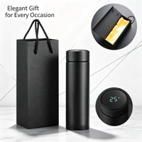 Coffret Cadeau Fête des Pères pour Entreprises – Tasse Thermos Intelligente en Acier Inoxydable 304, Logo Personnalisé Sérigraphié, Marque OEM pour Entreprises