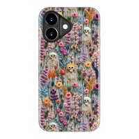 Étuis antichoc DYL personnalisés vierges en TPU+PC à sublimation, protection double couche 17, avec anneau magnétique élégant motif fleur sauvage pour la série iPhone