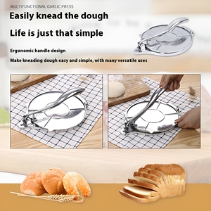 Presse à tortillas en aluminium, revêtement antiadhésif poli, poignée antidérapante, presse à pâte robuste pour crêpes/pains plats, usage commercial et domestique - Product Image 4