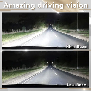 Faro Quadrato JHS ad Alta Potenza 5.75 Pollici 35W, Luci LED Blu Viola Rosse 5x7 per Nebbia e Guida, Accessori per Auto, Jeep e Moto - Product Image 6