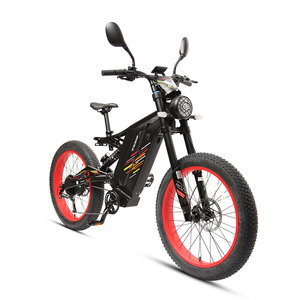 Motocicleta Eléctrica Híbrida de Alta Velocidad con Motor sin Escobillas de 52V 1200W, Doble Batería, 9 Velocidades y Amortiguador Trasero - Product Image 4