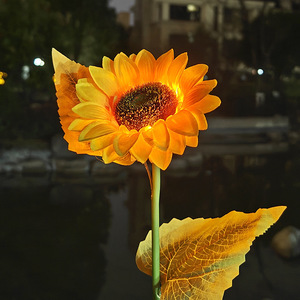 Открытый Солнечный светодиодный свет теплый белый IP65 Пластиковый корпус для внутреннего/наружного сада украшения для подсолнечника ярдов - Product Image 3