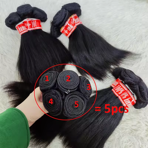 Letsfly Wholesale <b>Cheap</b> 100% Virgin Human Hair <b>Extension</b> Large Stock 10INCH Straight Hair Weave - Product Image 4